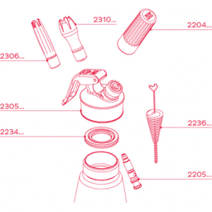 Alternative view of Bình xịt kem ISI 0.75 lít