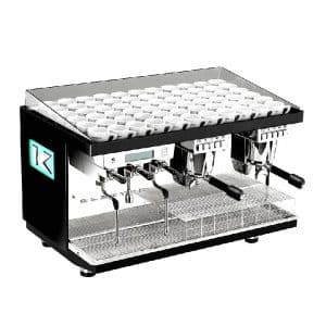 Máy pha cà phê espresso Elektra Kup Pearl Matt Black 2 groups